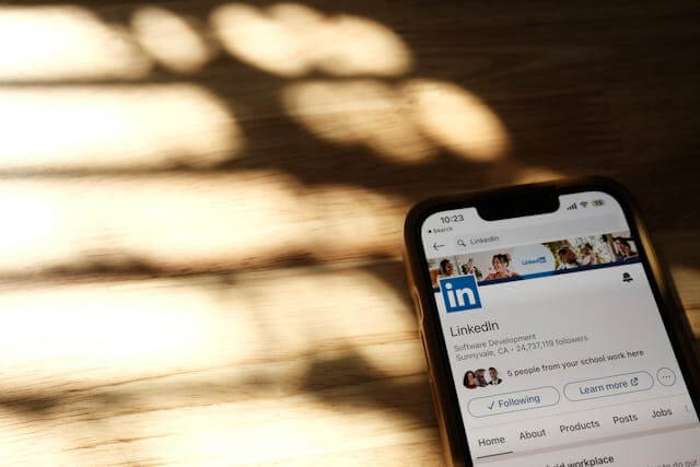 A professional contractor posting a commercial case study on LinkedIn.