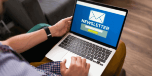 Small business email newsletter being written for a local Abilene auto repair shop