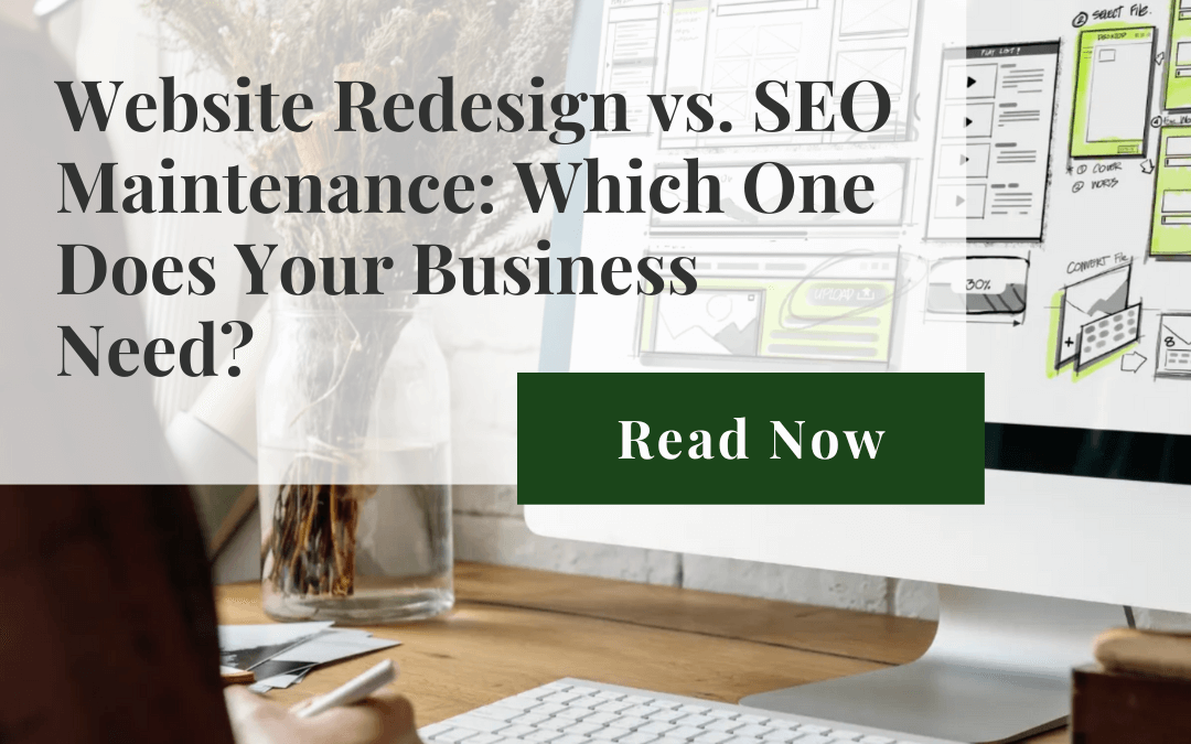 Website Redesign vs. SEO Maintenance: Which One Does Your Business Need?
